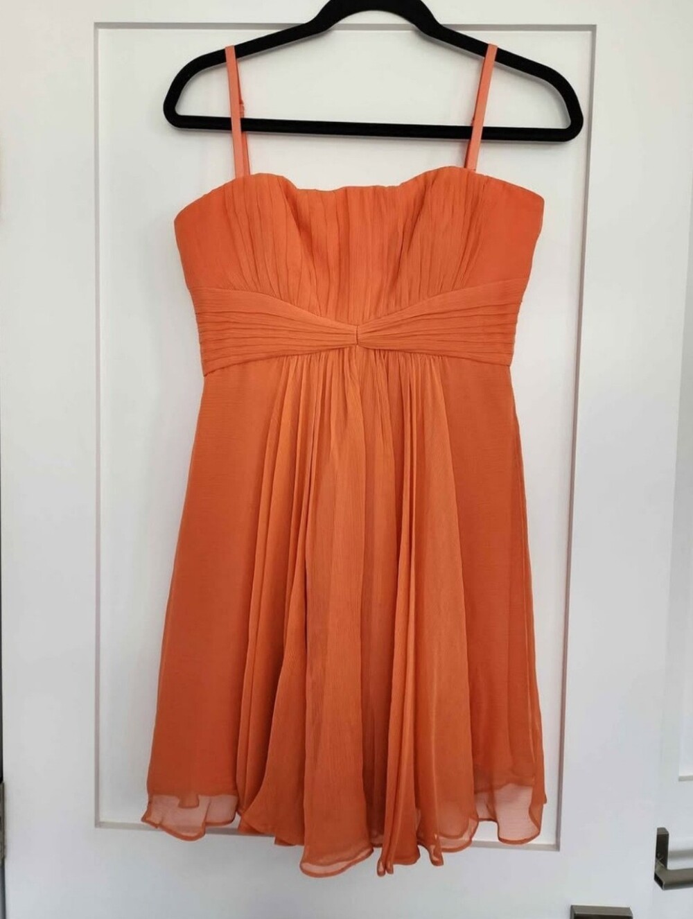 BCBG Maxazria Spaghetti-Strap Chiffon Dress